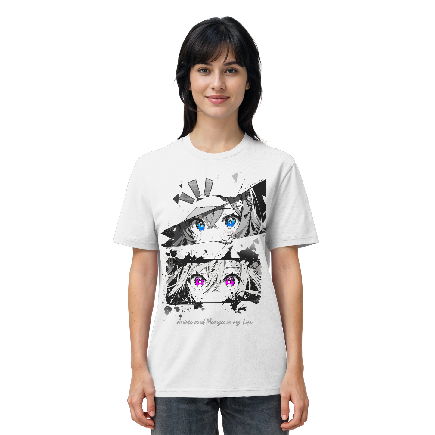 "Anime Eyes" Front - Organic Shirt