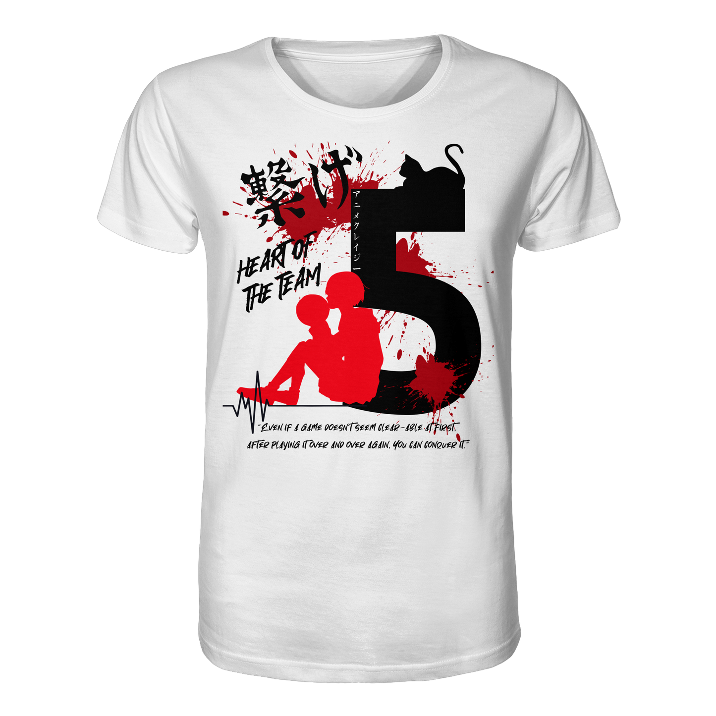"Heart Of The Team" Front Regular Shirt