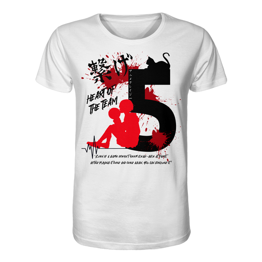 "Heart Of The Team" Front Regular Shirt