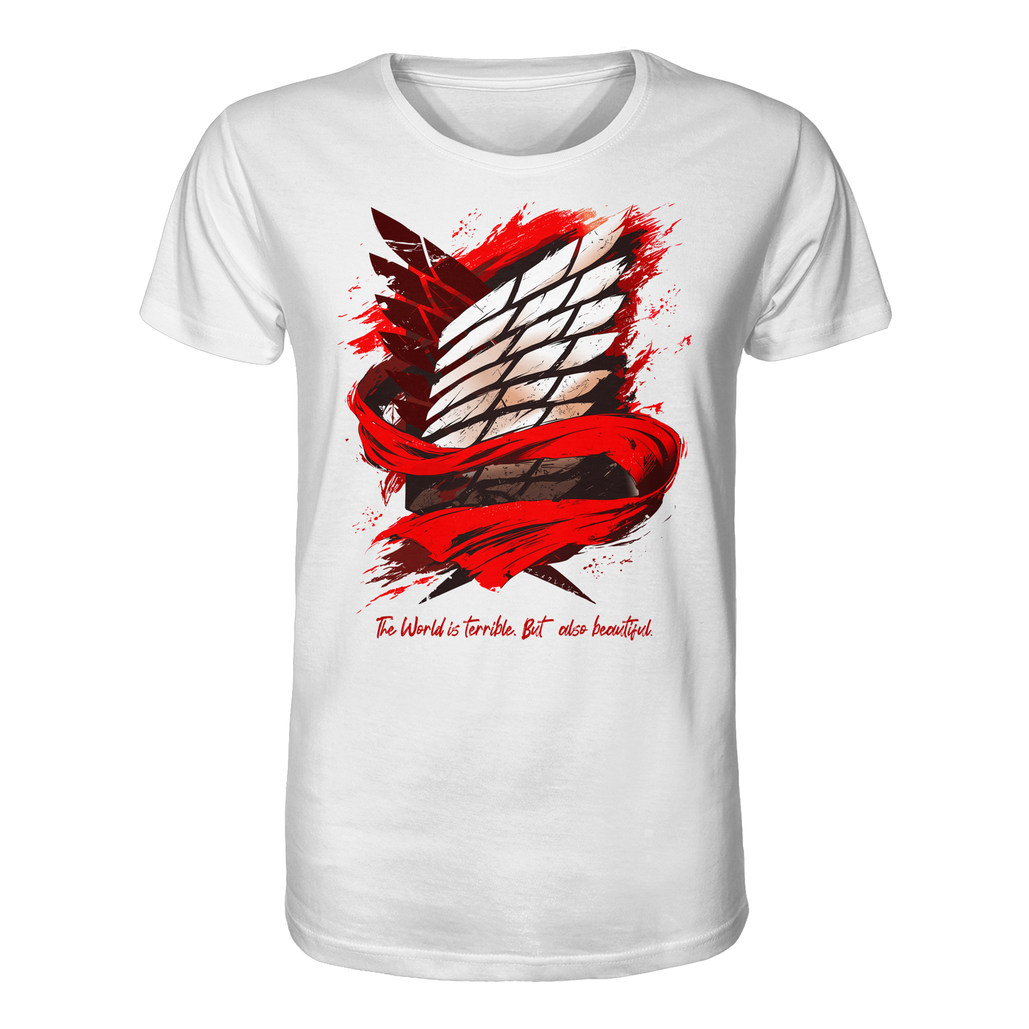 "Verbundenheit" Front Organic Regular Shirt