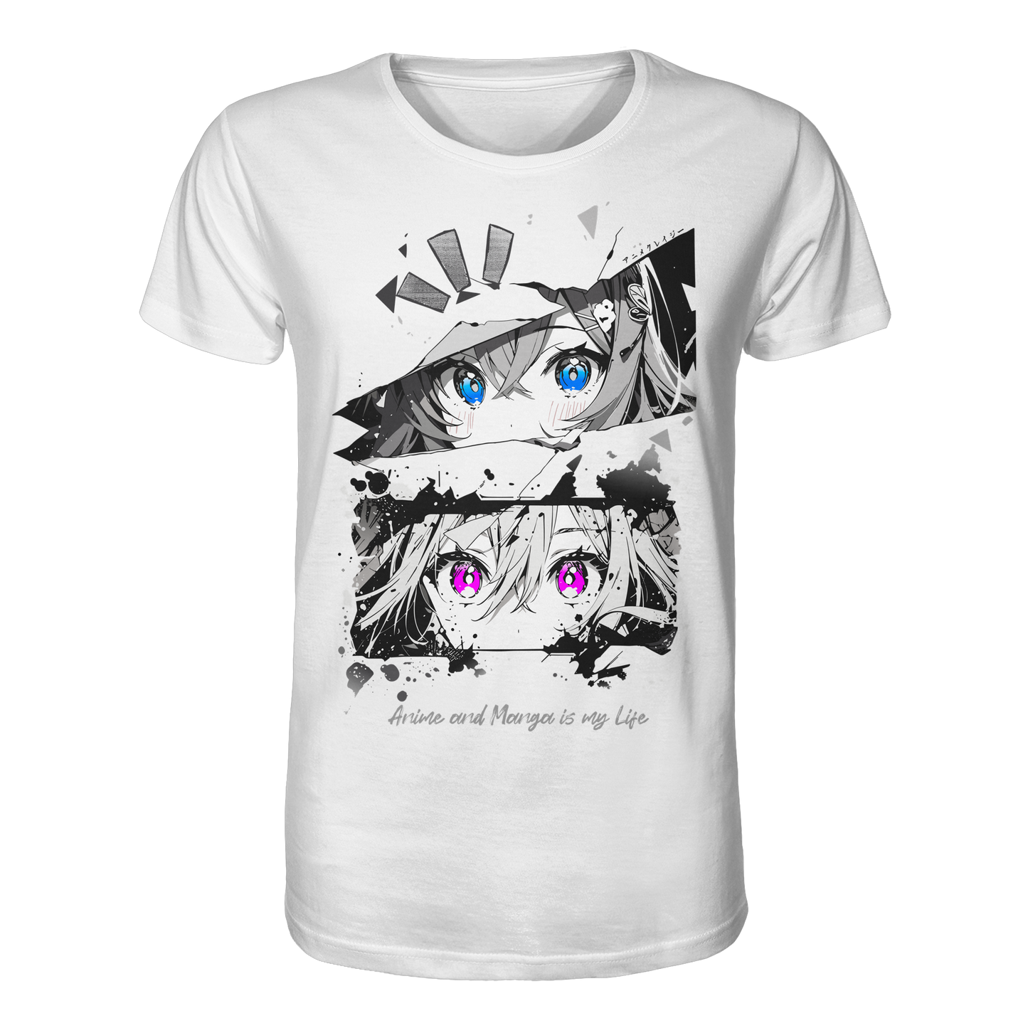"Anime Eyes" Front - Organic Shirt