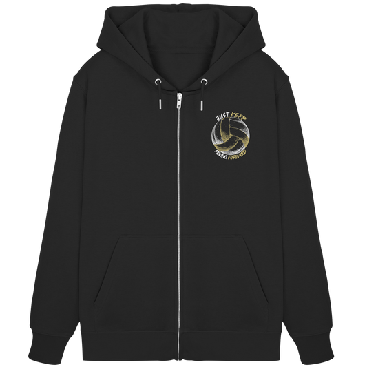 "Ace Of The Outside Attack" Black Organic Zipper