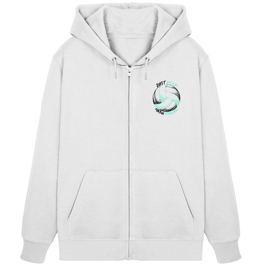 "The Big King" White Organic Zipper