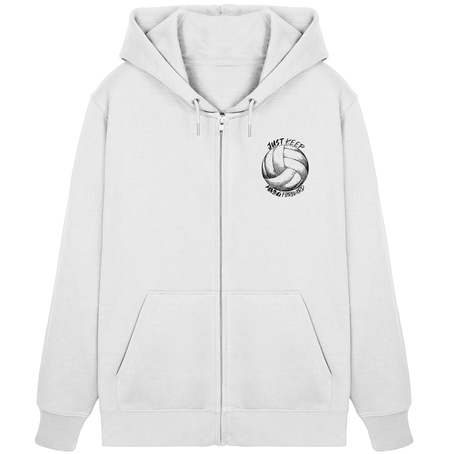 "Best Playmaker" White Organic Zipper