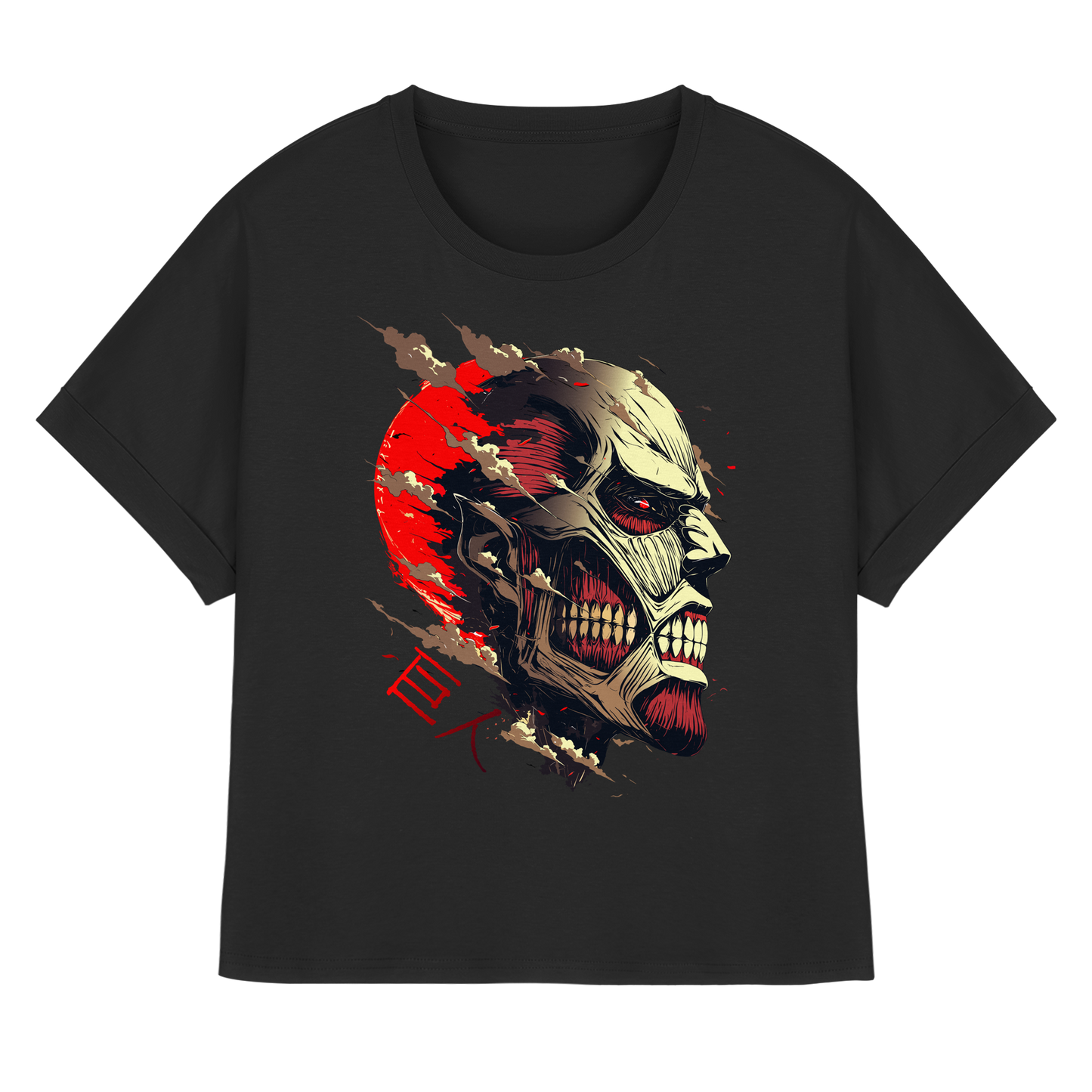 "Titan" Front Women Organic Rolled Sleeves Shirt