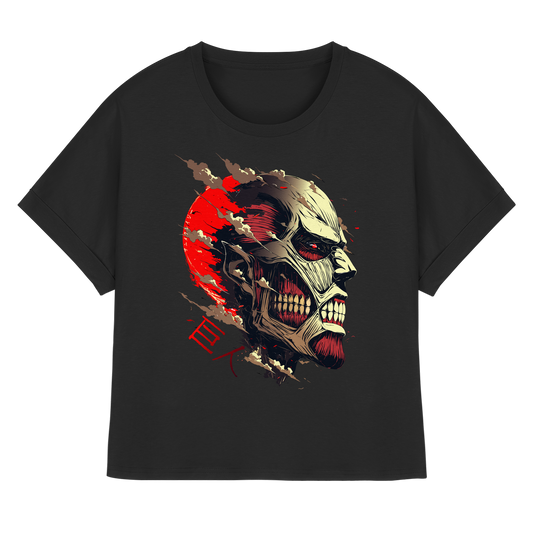 "Titan" Front Women Organic Rolled Sleeves Shirt