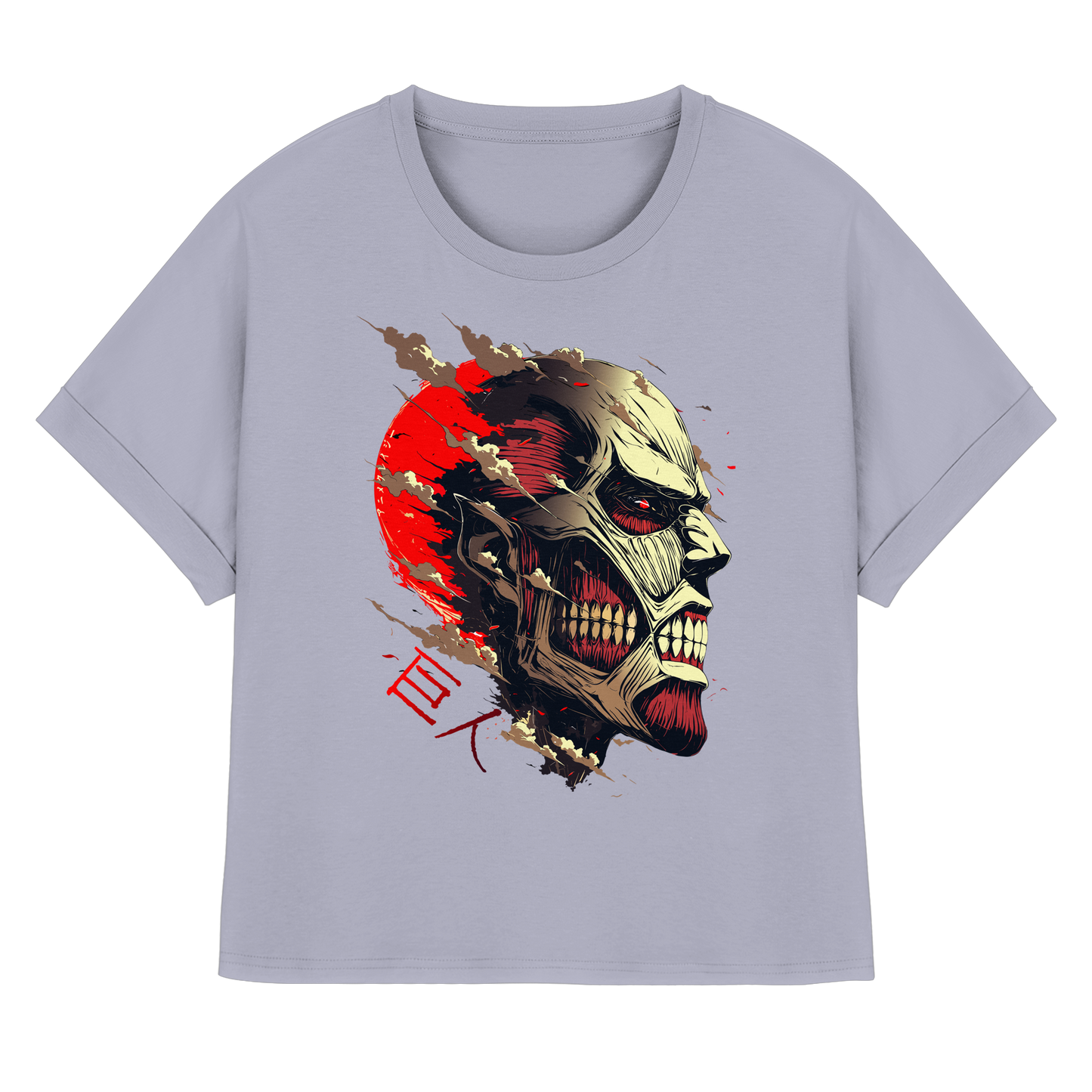 "Titan" Front Women Organic Rolled Sleeves Shirt