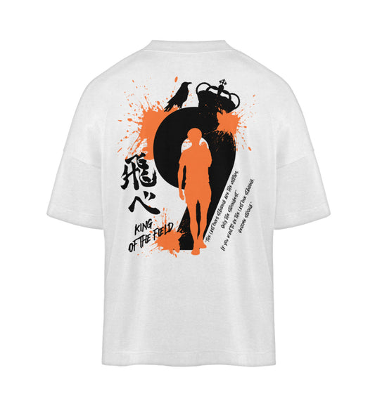 "King Of The Field" Back Organic Oversized Shirt