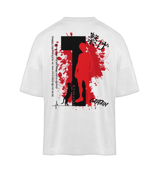 "Captain" Back Organic Oversized Shirt